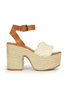 Isabel Cutout Leather Sandal