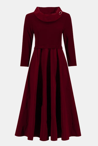 Silky Knit & Memory Fit and Flare Dress