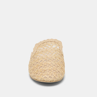 Kirt Flats Lt Natural Cross Hatch Raffia