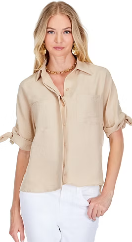 Tie Sleeve Shirt