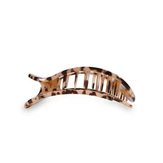 Round Flat Hair Clip | Medium | Blonde Tortoise