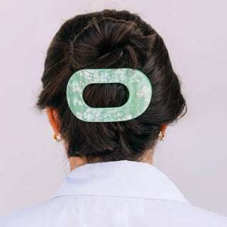 Flat Round Hair Clip | Large
