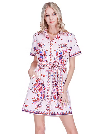 Short Sleeve Shirtdress