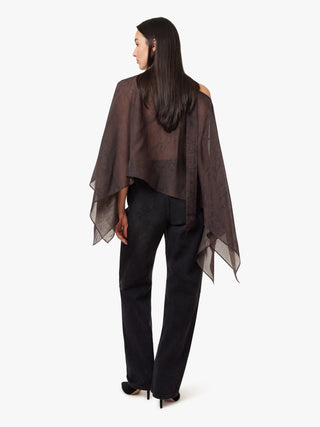 Printed Scarf Top