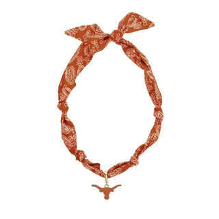 Texas Longhorns Logo Bandana Scarf Necklace