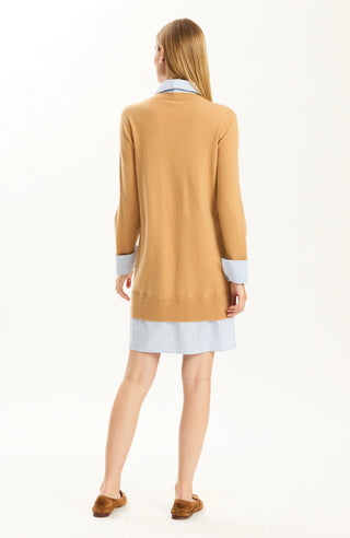 Logan Cashmere Twofer Dress