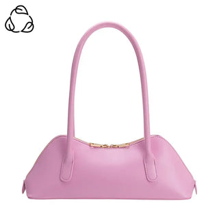 Dakota Pink Recycled Vegan Leather Shoulder Bag
