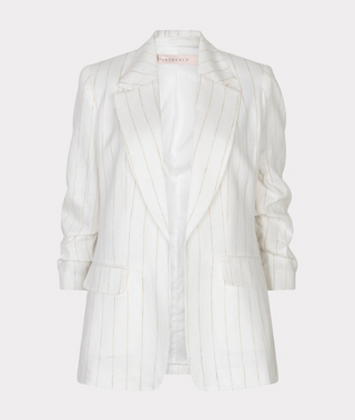 Blazer Linen Striped