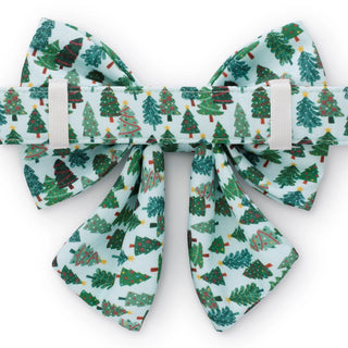 Festive Firs Lady Dog Bow