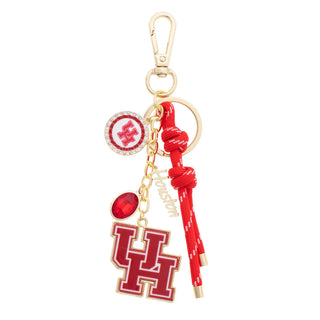 Houston Cougars Cluster Bag Charm