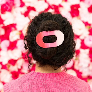 Flat Round Hair Clip | Large