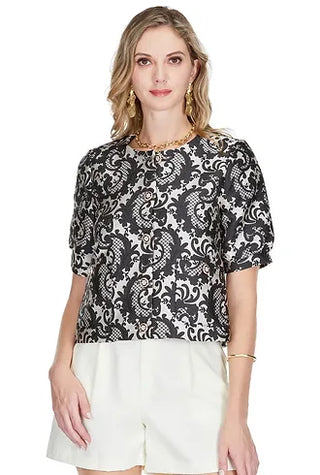 Paisley Brocade Madeline Jacket