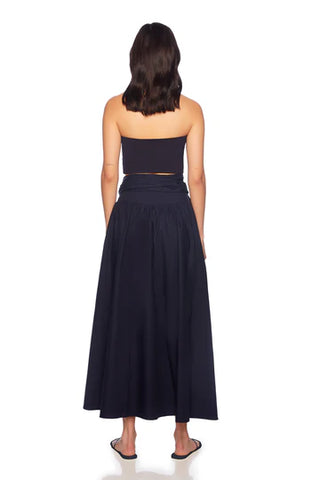 Poplin Wrap Skirt