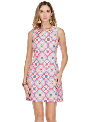 Square Neck Sheath Dress