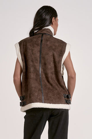 Faux Shearling Vest