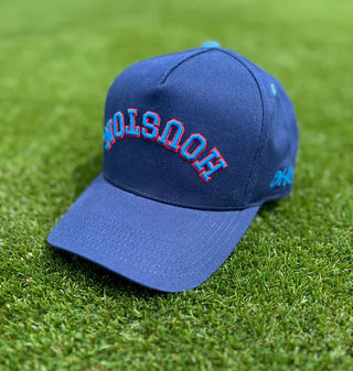 Navy with Red & Sky Blue Stitching Standard