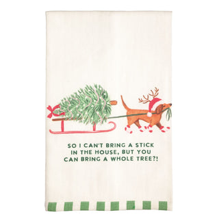 So I Can't Bring Christmas Pet Pattern Hem Towel
