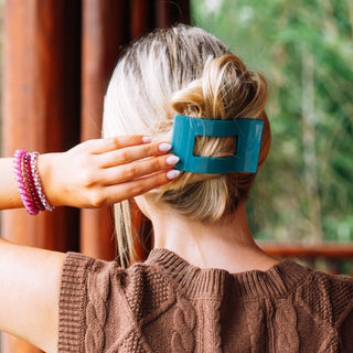 Flat Rectangle Hair Clip | Medium