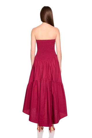 Poplin Tube High Low Dress