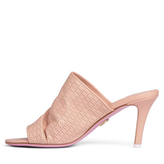 Lara Light Pink Leather Sandal
