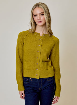 Raglan Sleeve Boyfriend Cardigan
