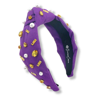Purple LSU Logo Headband