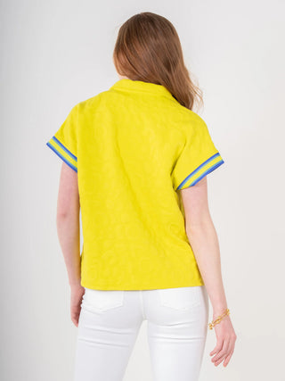 Poppy Pullover-Key Lime Cheetah