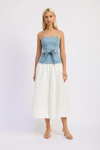 Harlow Denim Midi Dress