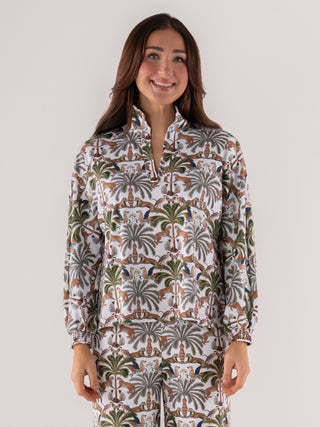 Pajama Pant Set in Monkee Maven