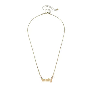 Mahj Ball Chain Necklace in Shiny Gold