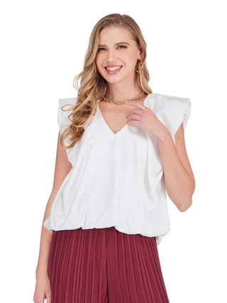 Ruffles Neck Blouse