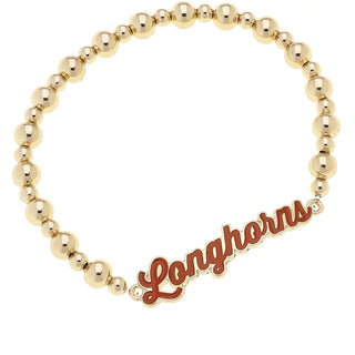 Texas Longhorns Autograph Enamel Stretch Bracelet