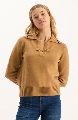 Tess Horsebit Pullover Sweater
