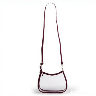 Texas A&M Aggies Sara Clear Purse with Skinny Scarf – Large Stadium Bag