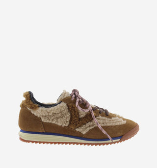 Saturno Faux Shearling & Suede