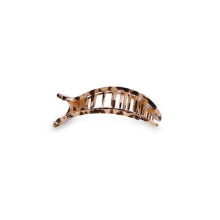 Round Flat Hair Clip | Small | Blonde Tortoise