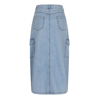 Cargo Midi Jean Skirt