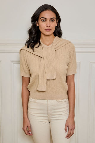 Jean Top in Sable