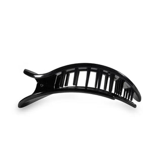 Round Flat Hair Clip | Small | Jet Black