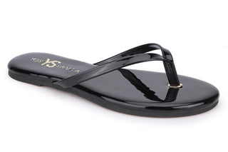 Rivington Flip Flop in Black Patent