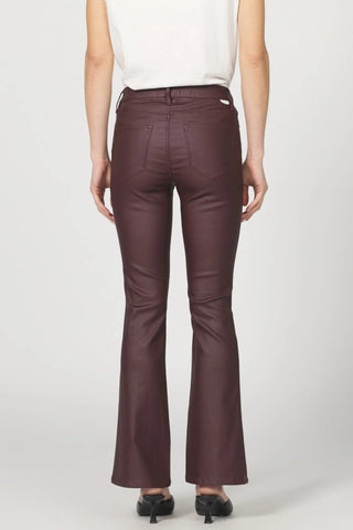 Jaxtyn Bootcut Pant Oxblood Coated