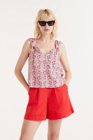 Sugar Print Strappy Top