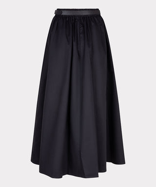 Skirt Long Poplin Pockets