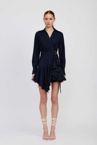 Prudence Surplice Mini Dress