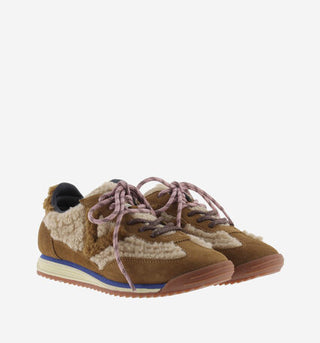 Saturno Faux Shearling & Suede