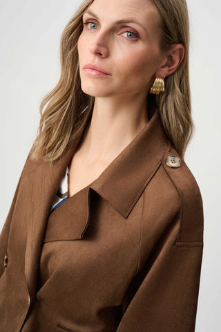 Scuba Suede Boxy Jacket
