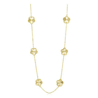Adeline Clover Necklace Gold