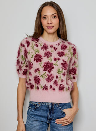 Floral Brushed Sweater