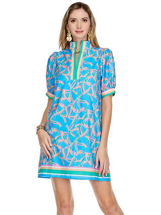 Pastel Stand Collar Dress
