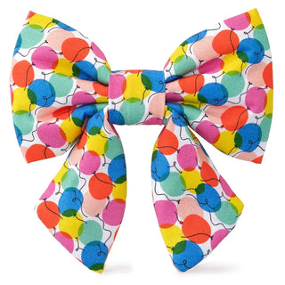 Pup, Pup, and Away Birthday Lady Dog Bow